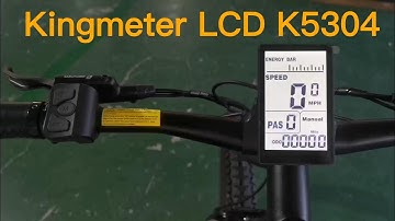 Kingmeter K5304 Display - How To Access The System Setup Area.