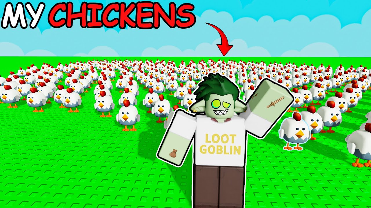 hatching 1 MILLION CHICKENS in Roblox...