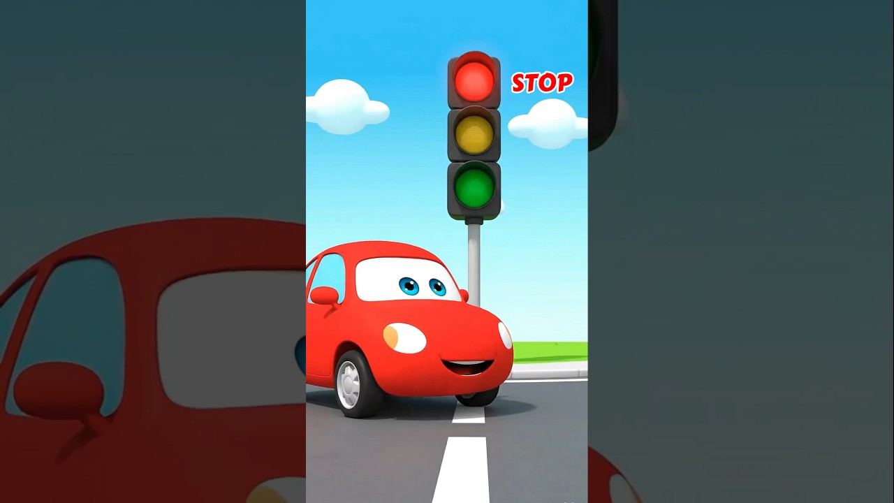 🚦Traffic Light Puzzle | Traffic Safety Song #cocomelon #toddlerlearning #shorts