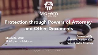Detalles Protection through Powers of Attorney & Other Documents Actualización
