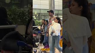 Varun with Lavanya vaayuv tej back to hyd from new year vacation