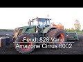 Fendt 828 Vario &amp; Amazone Cirrus 6002 (1080p)