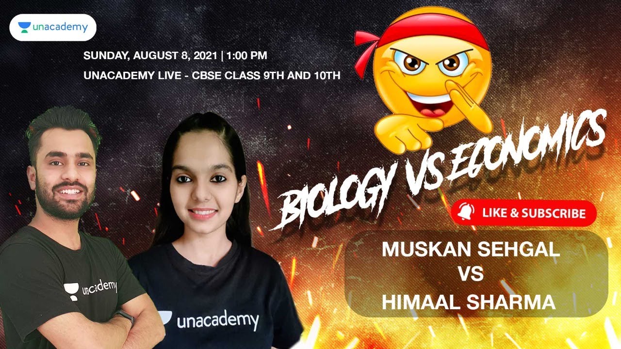 Biology vs Economics Menti with Muskan Ma'am 🥊🔥 Himaal Sir CBSE Class
