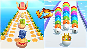 MAX LEVELS Pancake Run vs BallRun2048 🔮💥: All Levels Gameplay Walkthrough Android ,iOS NEW UPDATE