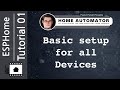 ESPHome Basic Setup For All ESP Devices