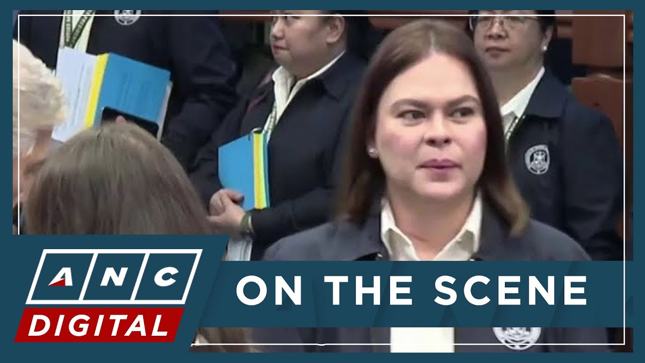 LOOK: VP Sara Duterte attends Senate plenary deliberations on OVP budget | ANC