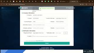 V-NET 2.0 Account Registration | Step-by-Step Setup Guide | Wecon HMI/V-BOX