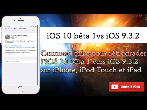 Comment faire pour rétrograder l&rsquo;iOS 10 bêta 1 vers iOS 9.3.2 sur iPhone, iPod Touch et iPad
