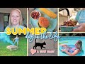 SUMMER DAY IN THE LIFE / SWIMMING, GRILLING , AND A NEW BABY!