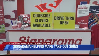 Signarama makes takeout signs for local businesses