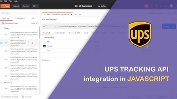 UPS  package tracking API  integration in javascript