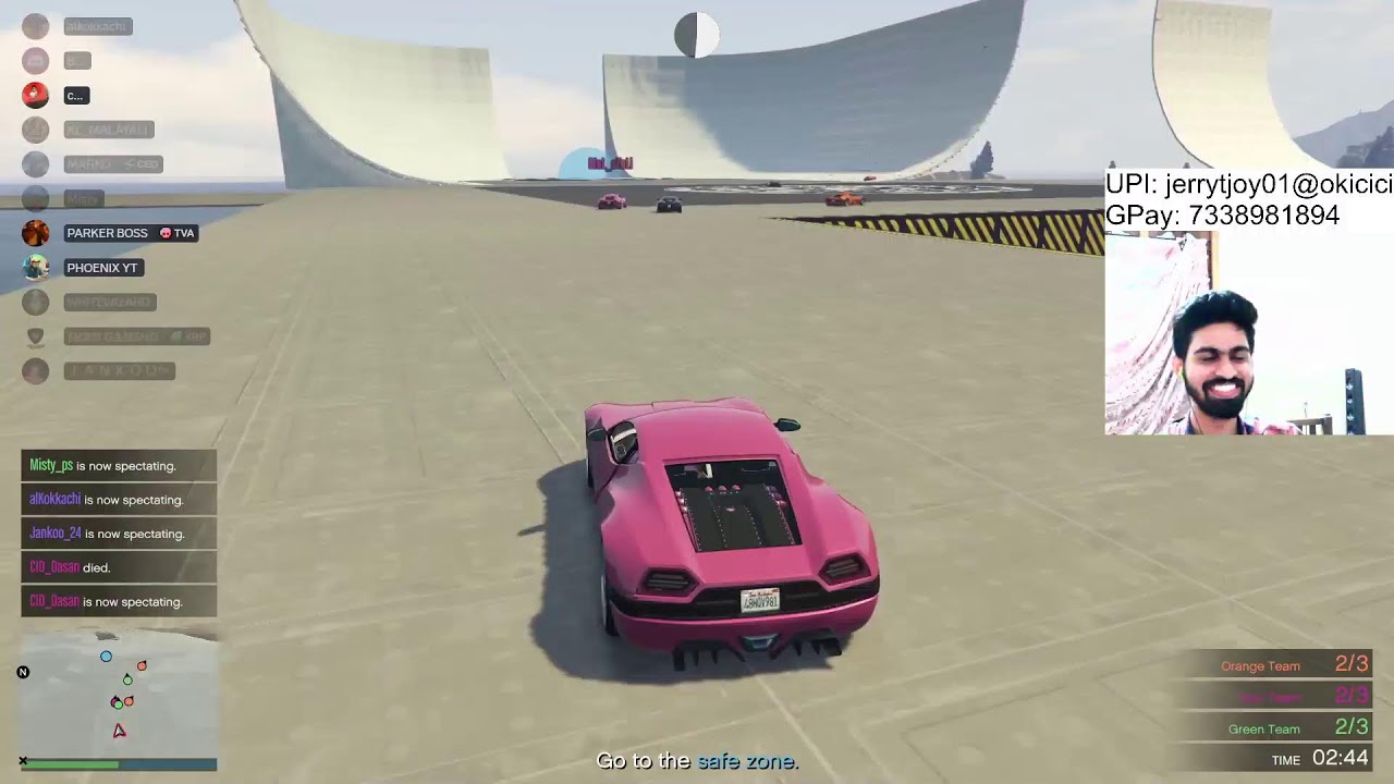 [Face Cam] GTA 5 Funny Stunt Race EP 43 @Phoenixyt_07