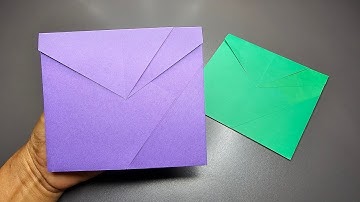 How to make a big envelope with a4 paper | envelope paper types | BTB Paper