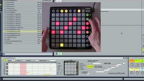 Novation // Launchpad: Max For Live Melodic Step Sequencer
