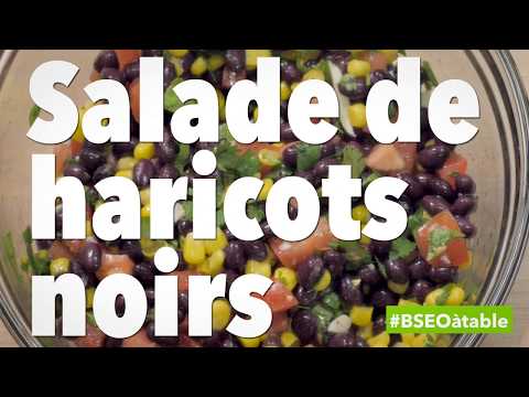 #BSEOàtable -  Salade de haricots noirs