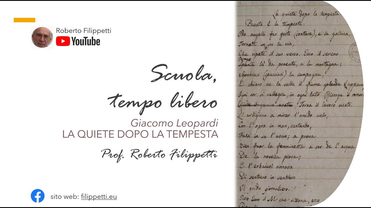 La Quiete Dopo La Tempesta Testo