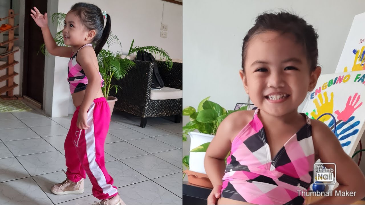 3 years old dance moves...Zyra's dance moves at 3 years old..../Engbino ...