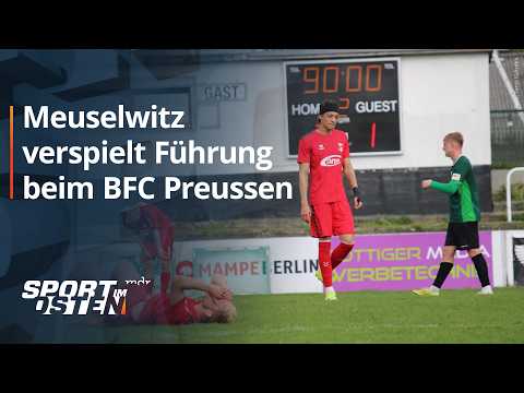 ZFC Meuselwitz squander lead against BFC Preussen | MDR