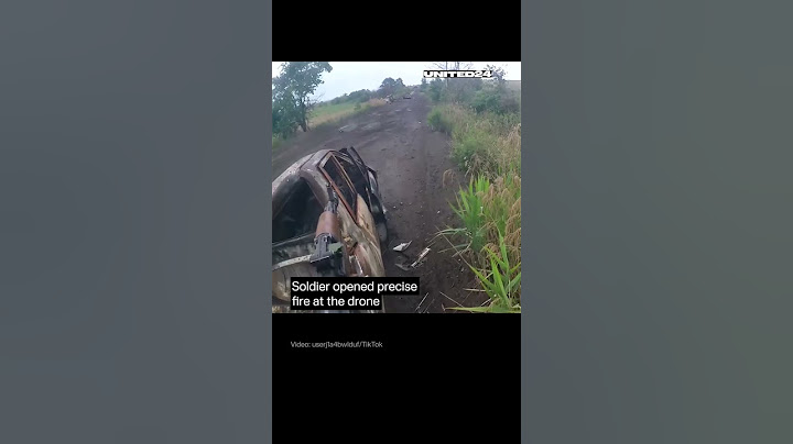 Ukrainian Soldier Eliminated Russian FPV Drone With Machine Gun #warinukraine #drone