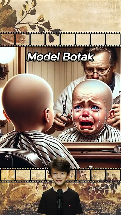 📌Nangis! Bocah ini syok berat lihat dirinya dicermin saat potong rambut #shorts #shortsfeed #kids