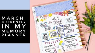 MEMORY PLAN WITH ME - MARCH CURRENTLY PAGE