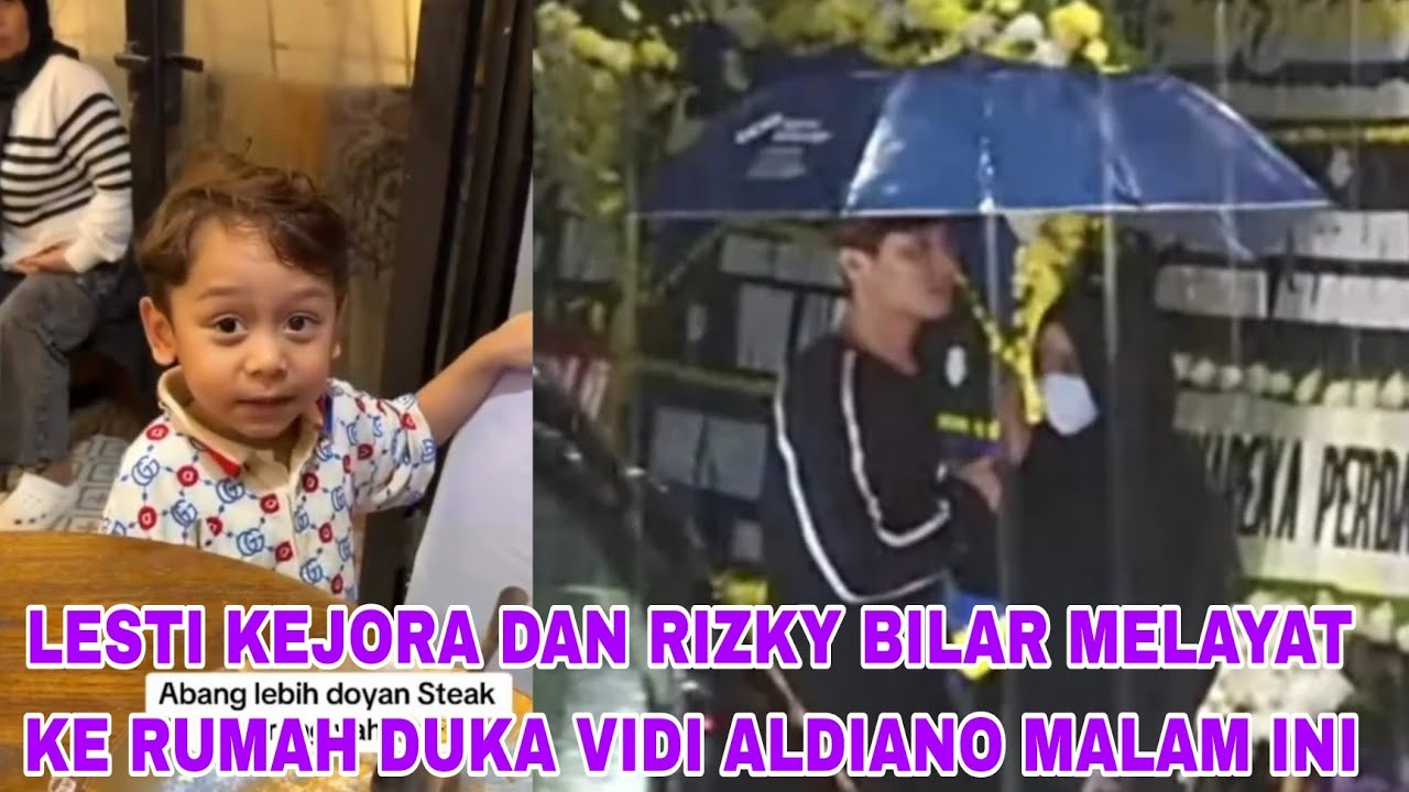 LIVE TENGAH MALAM, LESTI KEJORA DAN RIZKY BILAR MELAYAT KE RUMAH DUKA VIDI ALDIANO MALAM INI,ABANG L