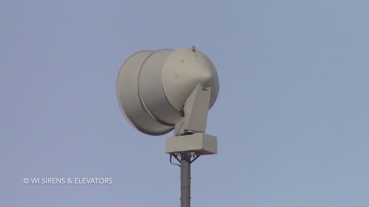 ACA P-50 Siren Test, Harvey Elementary School, Kenosha, WI (Attack) - 2/20/21