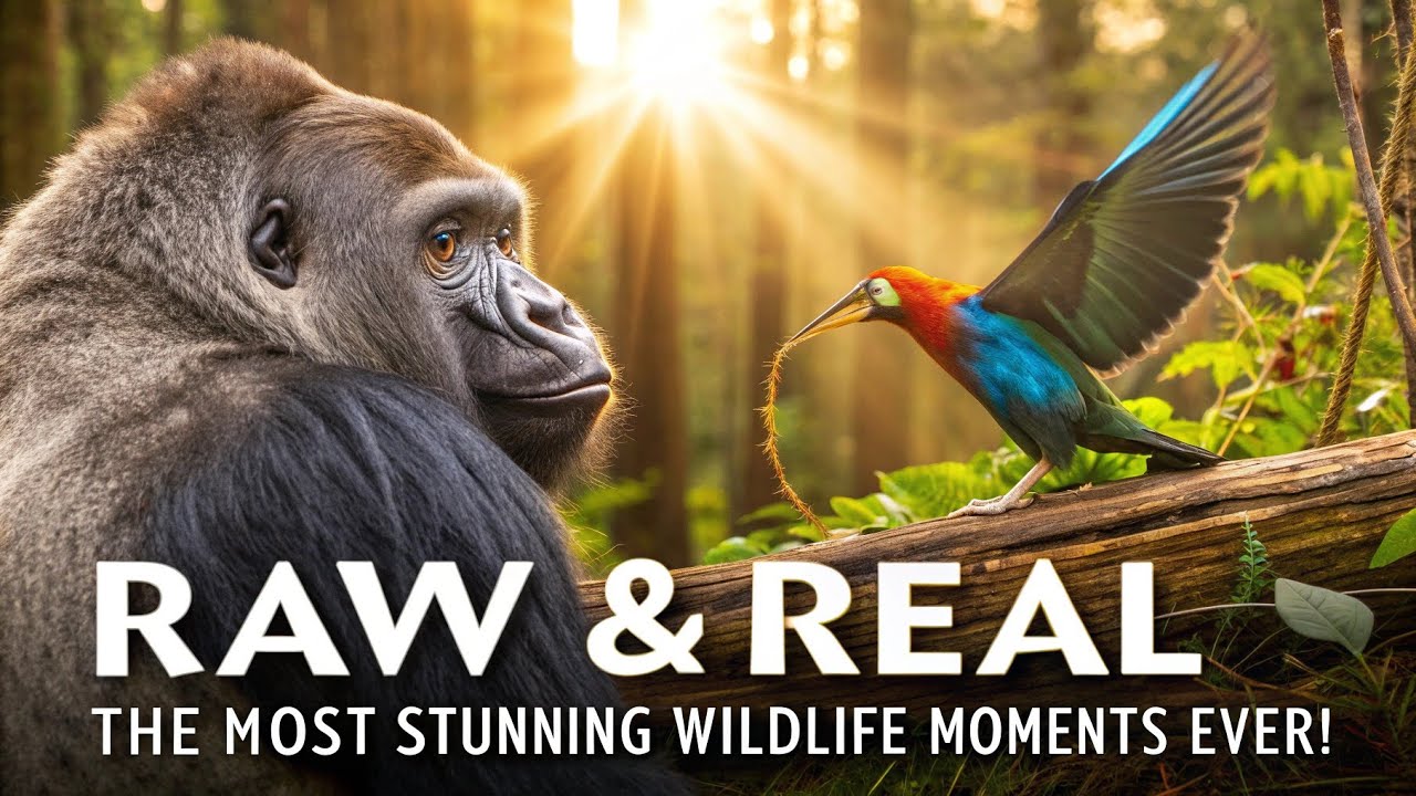 Raw & Real: The Most Stunning Wildlife Moments Ever! 🦒🦢
