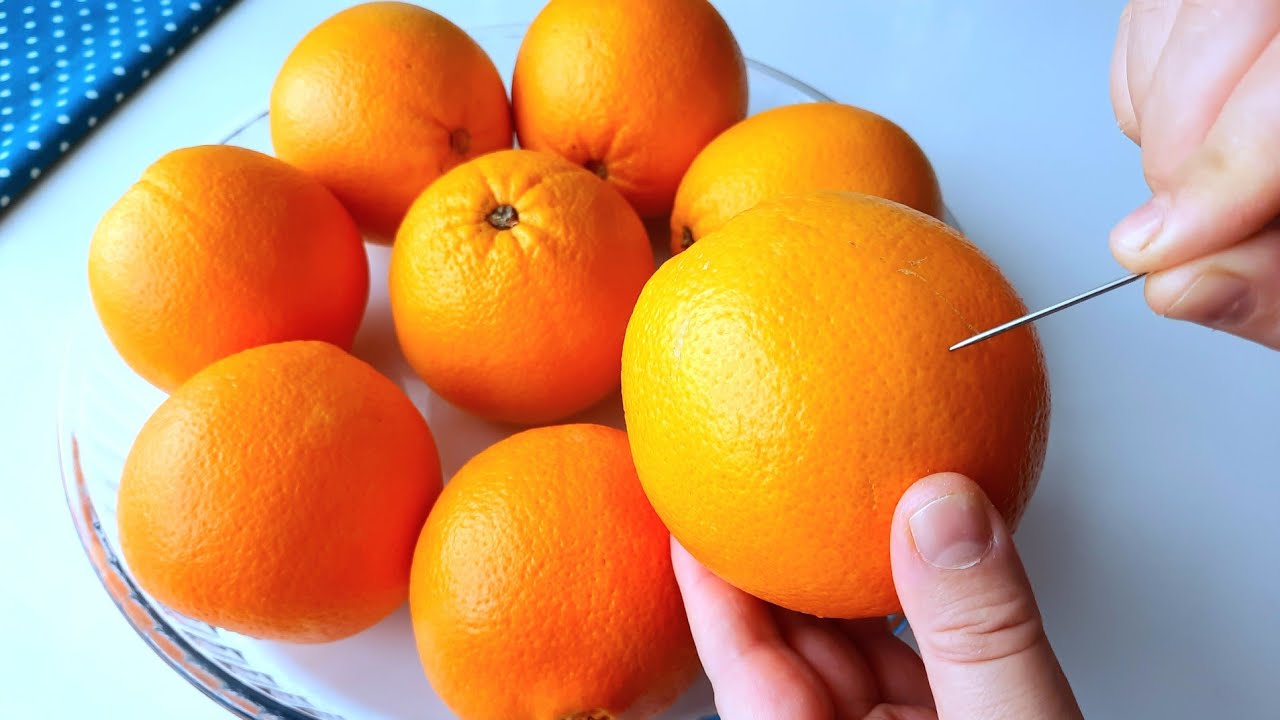 У вас есть ИГЛА и АПЕЛЬСИН? Мало кто знает этот секрет! ПРОСТО и ВКУСНО