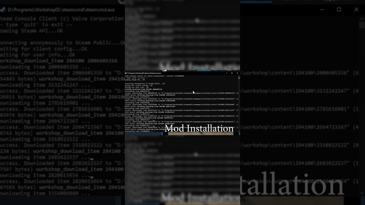 How to Download Mods From Steam Workshop With WorkshopDL (Shorts)