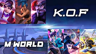 K.O.F VS M-WORLD 1 VS 1 FIGHT  | MOBILE LEGENDS KOF VS MWORLD