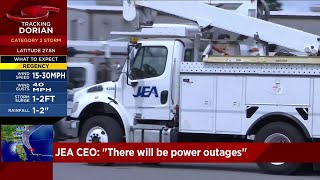 Power out? JEA crews won't be out in winds over 40 mph