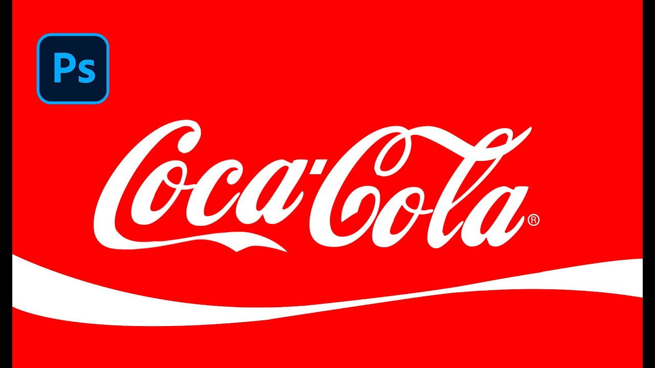 How to Make the Coca-cola Logo in Adobe Photoshop | Photoshop Tutorial -  YouTube
