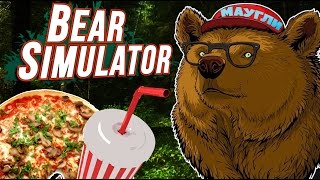 Bear Simulator - Беспощадный симулятор медведя (обзор на русском)