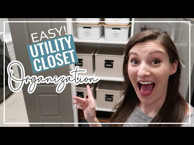 Genius Cleaning Supplies Storage Ideas 40  Utility closet, Cleaning supply  storage, Closet organization