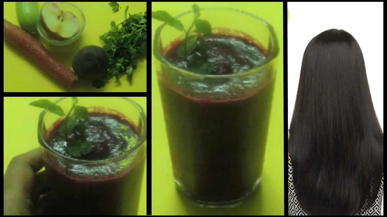 Miracle hair growth juice recipe for faster hair growth - YouTube