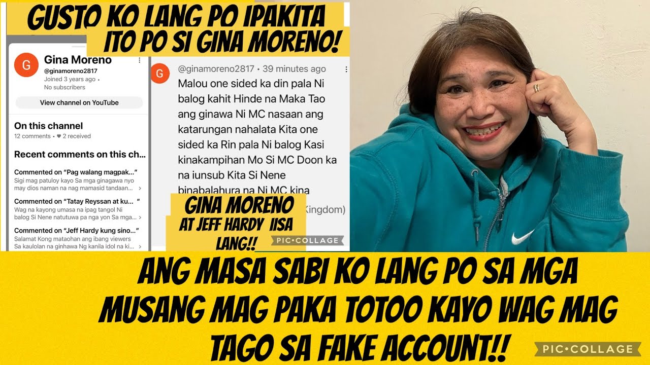 GinaMoreno at Jeff Hardy satingin ko isa sa mga mosang!!#roelofmalalag#maloudelosantos 