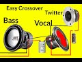 Crossover for speaker, electronics