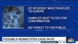 Possible Monkeypox Case Reported in DC | NBC4 Washington