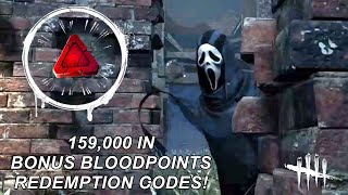 Dead By Daylight 159 000 Bonus Bloodpoints Redemption Codes from Ghostface and DBD Japan