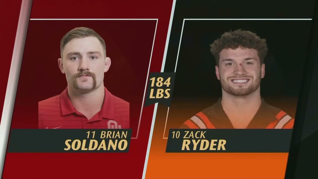 Zack Ryder vs. Brian Soldano (184lbs) FULL MATCH | 2025-26 Big 12