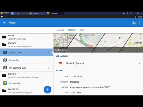 Locus OpenAndroMaps direkt install[de] 2020