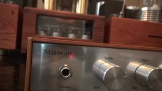 Miniwatt tube amplifier mini Telefunken ECL80