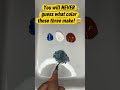 Color Theory Magic: Mixing Blue, White, and Brown! 🎨😱