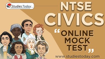 NTSE Mock Test Paper Civics (MCQ 2020) – Online Test by StudiesToday