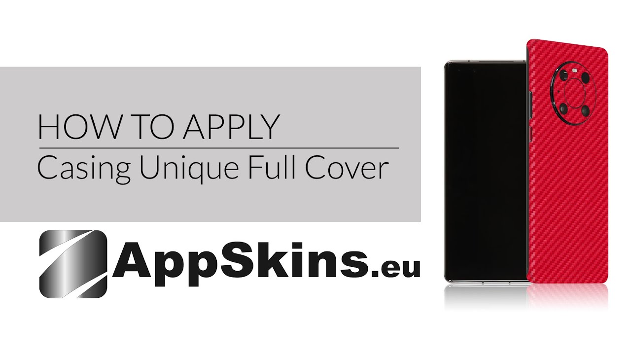 How to apply AppSkins - Casing Unique Full Cover (Huawei Mate 40 Pro)