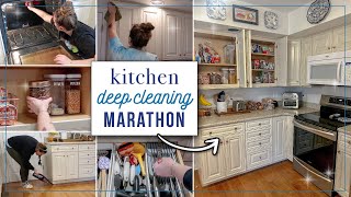 Deep Cleaning my Kitchen - Extreme Cleaning Motivation 2023 - Clean with me Marathon by Miss Annie 1,586 views 1 year ago 47 minutes