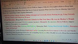 USA President Rein in Deep State Dismantle, Reconstruct, Revise Policies, Impose Effective Oversight