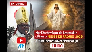 Mgr l'Archevêque célèbre la Pâques à saint Pierre Claver de Bacongo