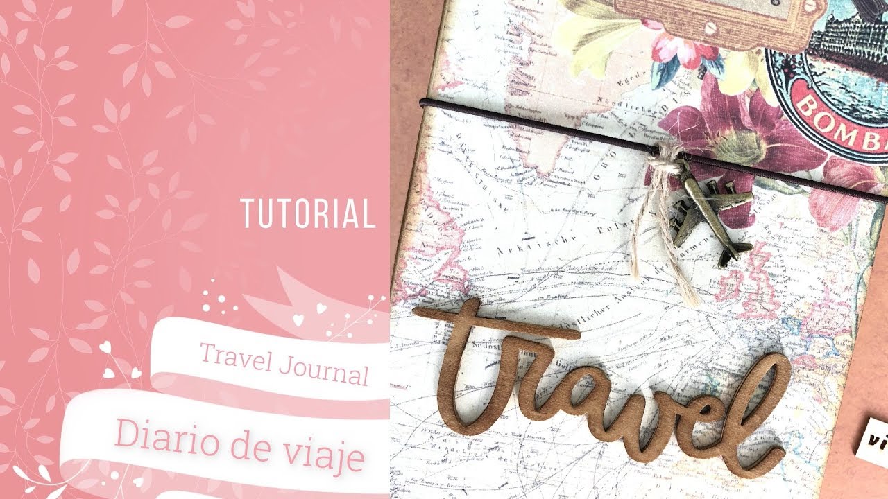 Como hacer un diario de viaje, junk journal, scrapbooking, diario